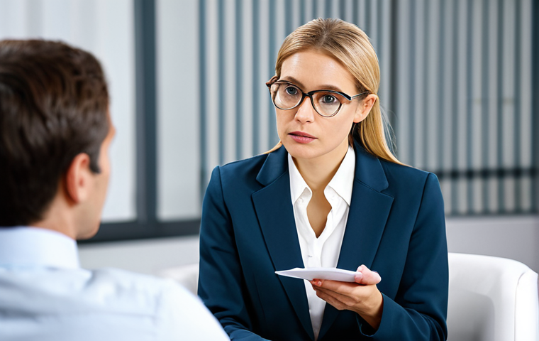 A professional female interviewer, in a modest business blazer and blouse, sits attentively across from a distinguished male expert, dressed in a crisp business shirt and jacket. They are engaged in a deep conversation in a bright, contemporary interview studio with soft, professional lighting. The background features blurred, subtle modern decor, suggesting intellectual depth. The interviewer is listening intently with a notepad, and the expert gestures thoughtfully, conveying profound insight. The scene captures a moment of authentic knowledge exchange. High-resolution, professional studio photography, crisp details, natural color palette, soft bokeh, safe for work, appropriate content, fully clothed, professional dress, perfect anatomy, correct proportions, natural pose, well-formed hands, proper finger count, natural body proportions, modest clothing.