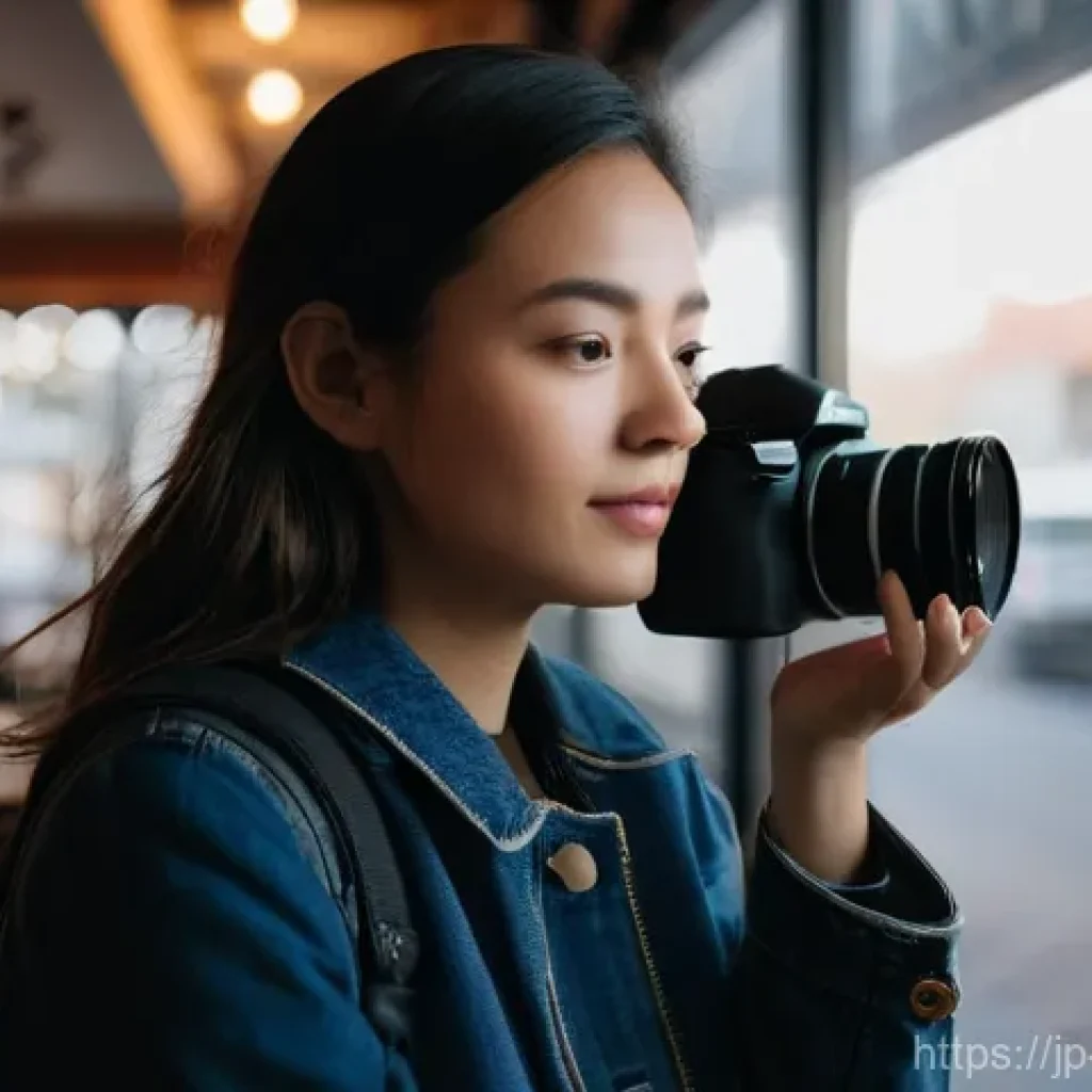 영상콘텐츠 제작을 위한 최신 하드웨어 리뷰 - **Prompt:** A young female videographer, in her mid-20s, wearing a stylish but modest light jacket a...