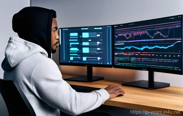 영상콘텐츠 전문가가 활용할 수 있는 무료 소스 - **Prompt:** A diverse male video creator, in his late 20s, wearing a stylish, fully covering hoodie ...